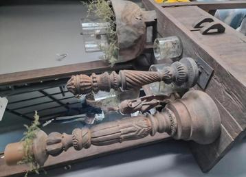 Luksa ornament pinakel hout nieuw  beschikbaar voor biedingen