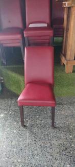 Rode stoelen, Ophalen, Gebruikt, Leer, Vijf, Zes of meer stoelen