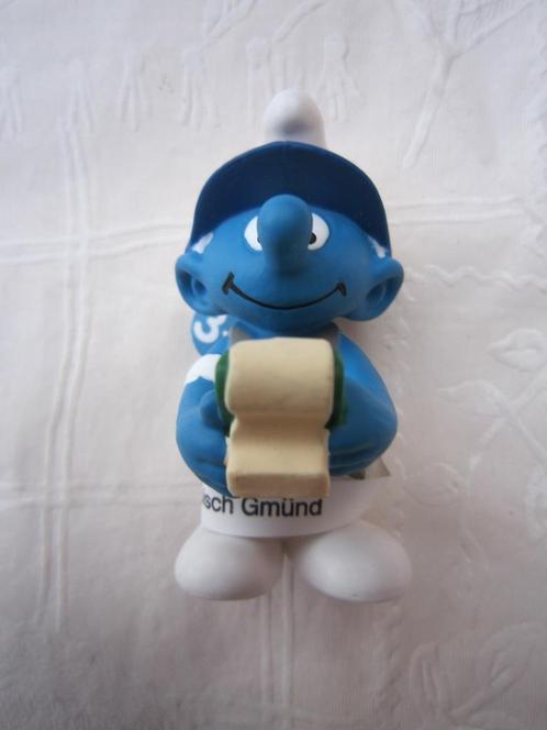 Smurf Kantoor Schleich 20772 Accountant boekhouder Smurfs, Verzamelen, Smurfen, Nieuw, Poppetje, Figuurtje of Knuffel, Ophalen