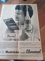 Advertentie van Nutricia Chocomel 2 1959, Verzamelen, Merken en Reclamevoorwerpen, Ophalen of Verzenden