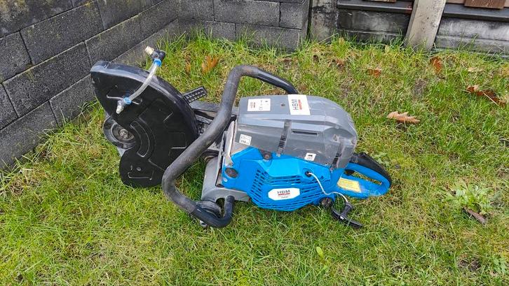 Bandenzaag Motorzaag slijper 300mm HBM 2takt motor zaag, Doe-het-zelf en Verbouw, Gereedschap | Slijpmachines, Gebruikt, Overige typen