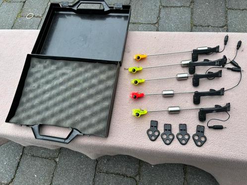 5 x fox illuminated euro swinger / swingers, Watersport en Boten, Hengelsport | Karpervissen, Gebruikt, Overige typen, Ophalen of Verzenden