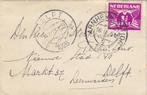 Poststuk Gestempelde Envelop Arnhem - Delft 1928, Postzegels en Munten, Brieven en Enveloppen | Nederland, Ophalen of Verzenden