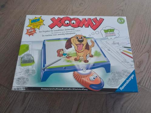 Xoomy tekenmachine + uitbreiding Xoomy unicorn, Kinderen en Baby's, Speelgoed | Educatief en Creatief, Zo goed als nieuw, Ophalen