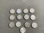 13 zilveren guldens, Postzegels en Munten, Munten | Nederland, Ophalen of Verzenden, Koningin Juliana, 1 gulden