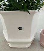 Delfts Wit Bloempot - Goede Conditie!, Tuin en Terras, Binnen, Ophalen of Verzenden, Zo goed als nieuw, Overige vormen