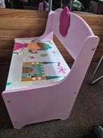 Houten bankje voor speelgoed in op te bergen, Kinderen en Baby's, Ophalen, Zo goed als nieuw, Meisje