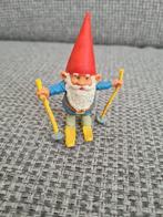 David de kabouter op ski's vintage poppetje retro, Ophalen of Verzenden, Zo goed als nieuw