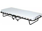 Opklapbed - Ideaal voor logees!, Verstelbaar, Eenpersoons, Zwart, Ophalen of Verzenden