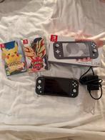 Nintendo switch lite grey, Ophalen of Verzenden, Grijs, Zo goed als nieuw, Met beschermhoes of tas