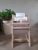 Stokke tripp trapp white wash nieuwste model  met babyset, Ophalen, Zo goed als nieuw, Meegroeistoel