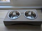 Katten / honden voerbak hout en rvs, Ophalen of Verzenden