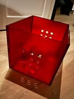 IKEA inzetbak Kallax - rood plastic, Doe-het-zelf en Verbouw, Kratten en Dozen, Ophalen, Doos, Minder dan 35 cm, Minder dan 50 cm