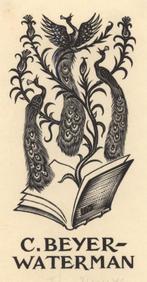 0354 Ex Libris Nederland : Thijs Mauve, 1941, Verzenden