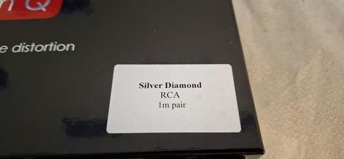 Silver diamond RCA, Audio, Tv en Foto, Audiokabels en Televisiekabels, Zo goed als nieuw, Interlink-kabel, Minder dan 2 meter