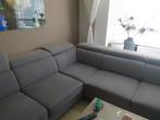 Mooi grijs hoekbankstel, Huis en Inrichting, Banken | Complete zithoeken, Ophalen, Zo goed als nieuw