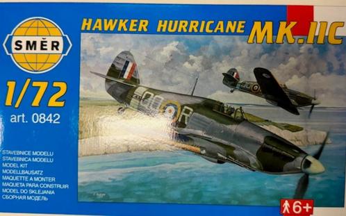 Coelianmodels, Smer, 0842, Hawker Hurricane, 1/72, €5,99, Hobby en Vrije tijd, Modelbouw | Vliegtuigen en Helikopters, Nieuw, Vliegtuig