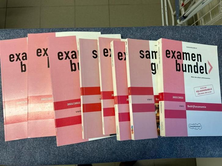 Examenbundels VWO - Diverse Vakken, Boeken, Studieboeken en Cursussen, Zo goed als nieuw, WO, Alpha, Ophalen of Verzenden