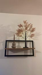 Wandrek wandplanken eiken zwart, Ophalen of Verzenden, Zo goed als nieuw