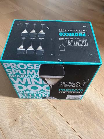 Riedel prosecco champagne glazen chique nieuw in doos beschikbaar voor biedingen