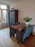 servieskast met bijpassend tv-kastje, salontafel en eettafel, Ophalen