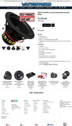 ESX VX21PRO 21 inch subwoofer 6000W RMS, Auto diversen, Autospeakers, Audio Design, Nieuw, Am Breilingsweg 3, 76709 Kronau, Duitsland