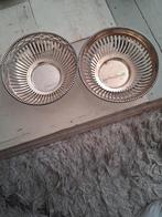 2 Antieke Verzilverde Bonbonschaaltjes Keltum Pleet, Antiek en Kunst, Ophalen of Verzenden