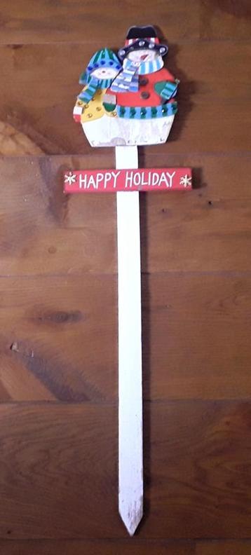 Vintage kerststeker - tuinsteker kerst- circa 92 cm lang beschikbaar voor biedingen