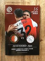 Feyenoord Rotterdam-Ajax Amsterdam ProgrammaBoekje, Ophalen of Verzenden
