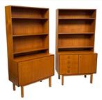 Vintage Wandmeubel Boekenkast Teak Jaren 70 Design, Huis en Inrichting, Kasten | Wandmeubels, Gebruikt, Vintage, Minder dan 150 cm