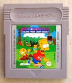 Bart Simpsons Escape from Camp Deadly voor de Gameboy, Gebruikt, Ophalen of Verzenden