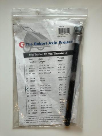 Robert Axle Project KID214 Thru Axle Adapter (12 mm) beschikbaar voor biedingen