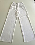 Z.G.A.N! Max Mara Leisure Canter broek plooien creme wit XS, Kleding | Dames, Verzenden, Wit, Max Mara Leisure, Zo goed als nieuw