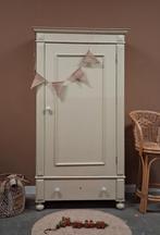 Vintage eendeurskast kledingkast - in kleur naar wens, Josièfine, 105 cm of meer, Info@josiefine.nl, 3771sh
