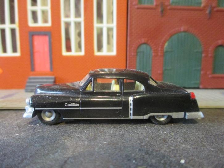 1953 Cadillac Series 62 - Busch Praliné zwart, Hobby en Vrije tijd, Modelauto's | 1:87, Nieuw, Rietze, Ophalen of Verzenden