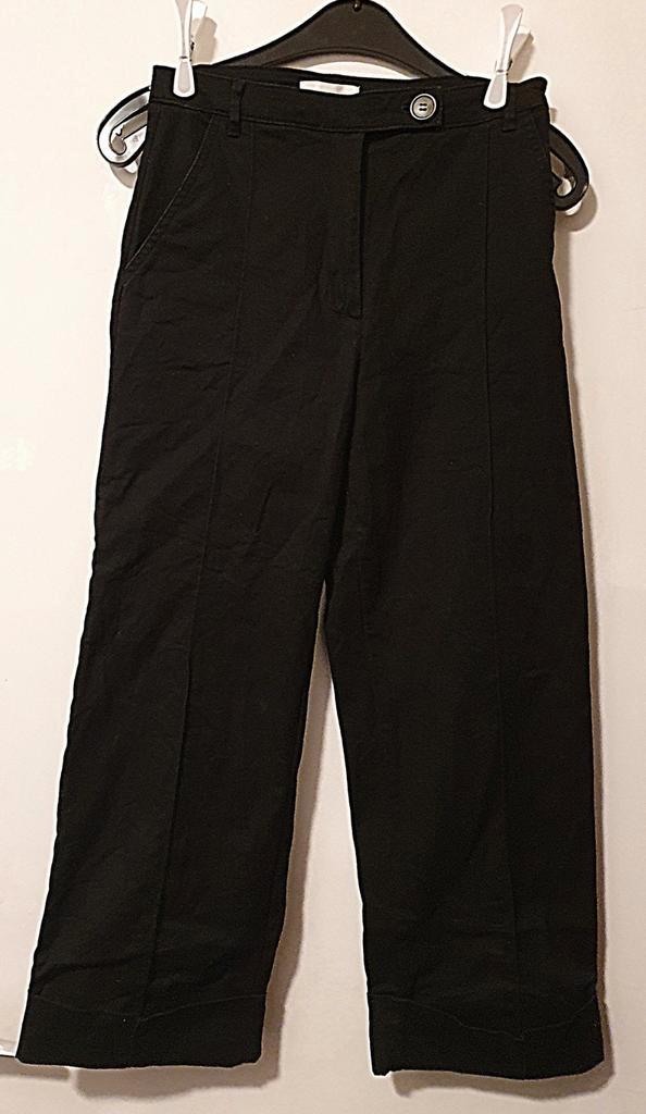 Zwarte H&M broek - Maat 36 - Ophalen in den haag., Kleding | Dames, Broeken en Pantalons, Gedragen, Maat 36 (S), Zwart, Lang, Ophalen
