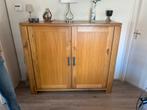Opberg kast voor woonkamer, Ophalen, 100 tot 150 cm, Eikenhout, Zo goed als nieuw
