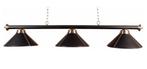 Lamp luxe zwarte stang met leer en 3 zwarte kappen, Ophalen, Dijklaan 133 Breda, Stoffelenbreda, Overige typen