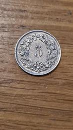 Zwitserland - 5 Rappen 1944, Ophalen of Verzenden, Overige landen, Losse munt
