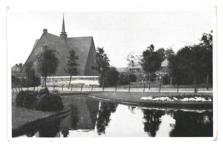 943093 Ede De nieuwe herv Kerk 1959 Gelopen met Postzegel, Verzamelen, Ansichtkaarten | Nederland, Gelopen, Gelderland, 1940 tot 1960