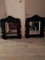 2 Grote identieke Zwarte Spiegels in Heemskerk op te halen, Ophalen, 100 tot 150 cm, Zo goed als nieuw, 75 tot 100 cm