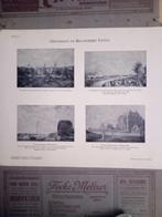 12 Echte Prenten uit 1913, naar (koper)gravures, etsen A'dam, Ophalen of Verzenden