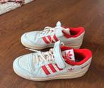 Adidas originals forum sneakers, leer en textiel, maat 44,5, Ophalen of Verzenden, Zo goed als nieuw, Rood, Sneakers of Gympen