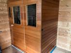 Weg wegens verhuis! Healthmate infraroodcabine voor 3 pers, Ophalen, Gebruikt, Complete sauna