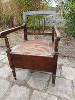 Antieke postoel/ kakstoel met po, Antiek en Kunst, Ophalen