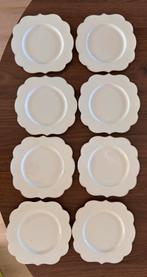 Pip Studio Royal White Gebaksbordjes - 8 stuks, Huis en Inrichting, Keuken | Servies, Ophalen, Gebruikt, Bord(en), Effen