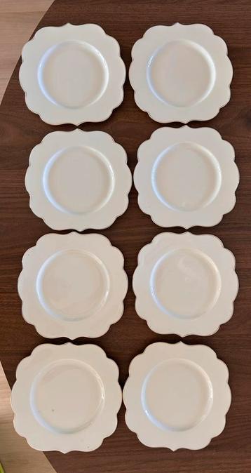 Pip Studio Royal White Gebaksbordjes - 8 stuks beschikbaar voor biedingen