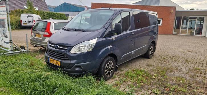 Ford Transit Custom Tdci DC dubbel cabine, Auto's, Bestelauto's, Particulier, Ford, Diesel, Geïmporteerd, Ophalen