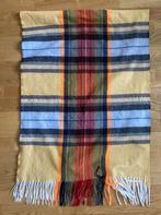 Sjaal met kleurrijk geruit patroon en franjes 180x65 cm, Kleding | Dames, Mutsen, Sjaals en Handschoenen, Ophalen of Verzenden