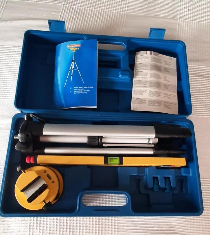 laserwaterpas in koffertje, Doe-het-zelf en Verbouw, Gereedschap | Handgereedschap, Nieuw, Ophalen of Verzenden